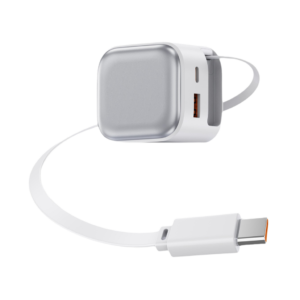 35W USB-C Dual Port Fast Charging Wall Plug - White